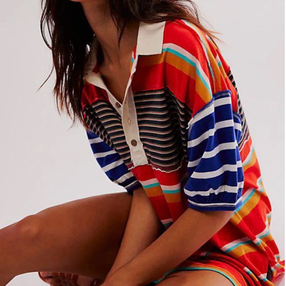 WE THE FREE by FREE PEOPLE Red Hot Summer Tee | M